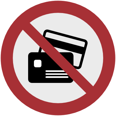 keine Kartenzahlung möglich